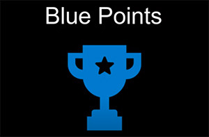 Blue points logo